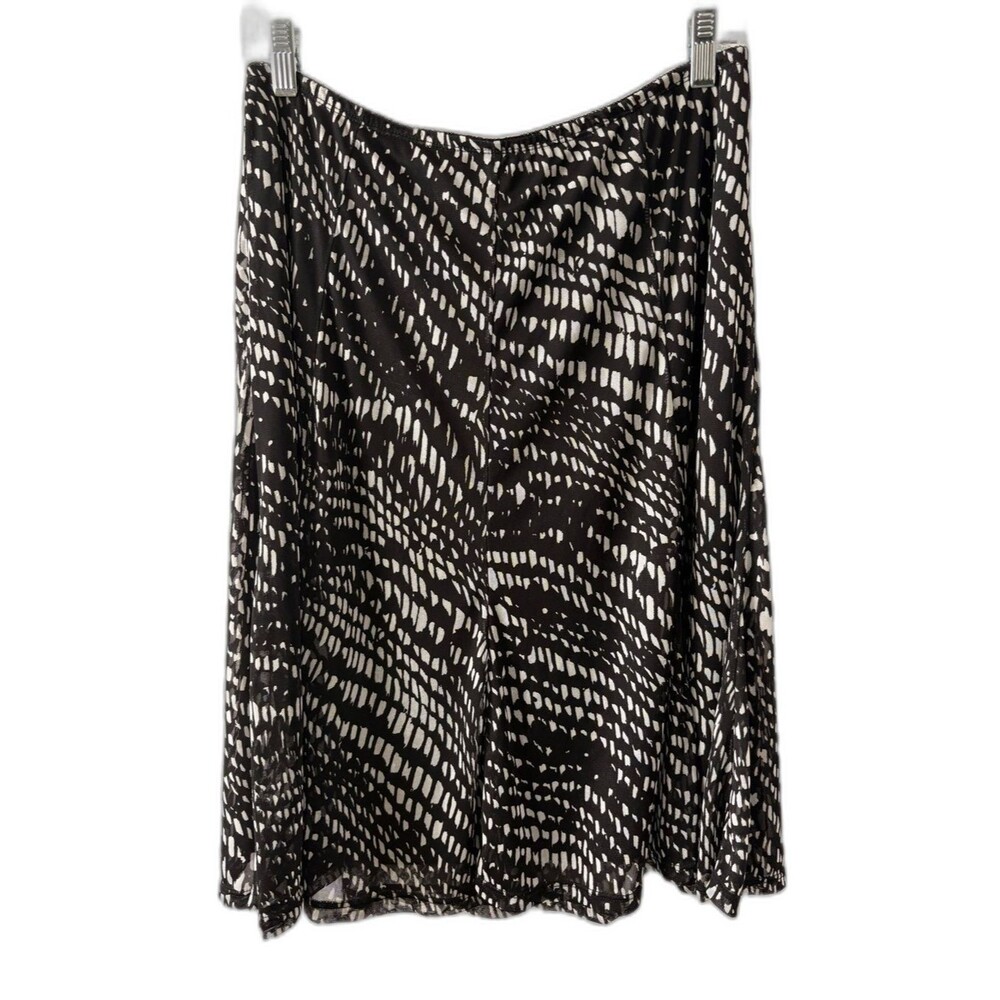Christopher & Banks Lined Mesh Midi Skirt size Medium